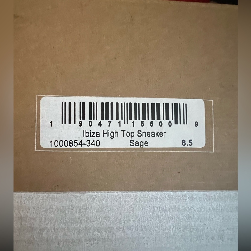SOLUDOS INIZA HIGH TOP SAGE SNEAKERS 8.5 NEW IN BOX - Picture 4 of 14